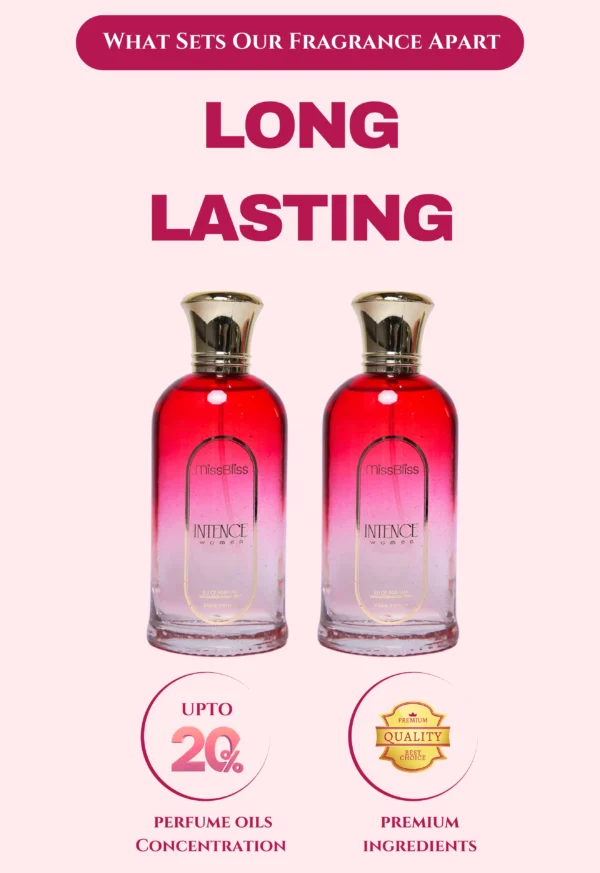 INTENCE Women EU DE PARFUM 200ml | Vapostar Natural Spray | Set of 2 | 100ml each - Image 4