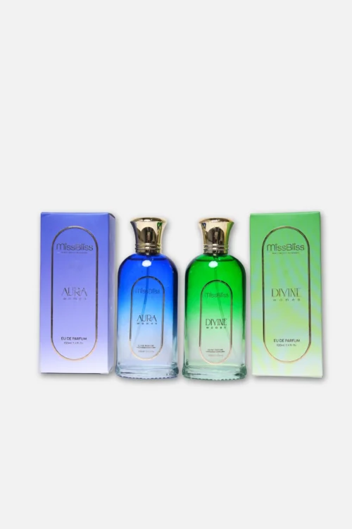 AURA + DIVINE Women EU DE PARFUM 200ml | Vapostar Natural Spray | Set of 2 | 100ml each
