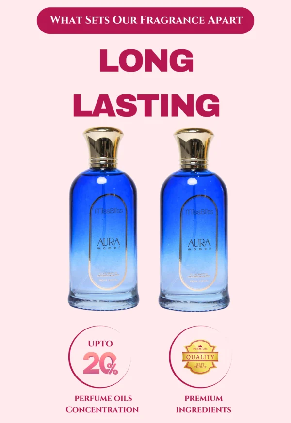 AURA Women | 200ml EU DE PARFUM | Set of 2 | 100ml each - Image 2