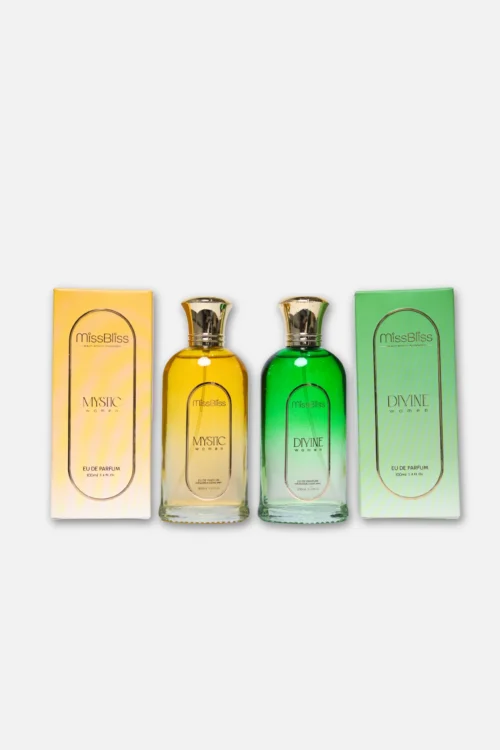 MYSTIC + DIVINE Women EU DE PARFUM 200ml | Vapostar Natural Spray | Set of 2 | 100ml each