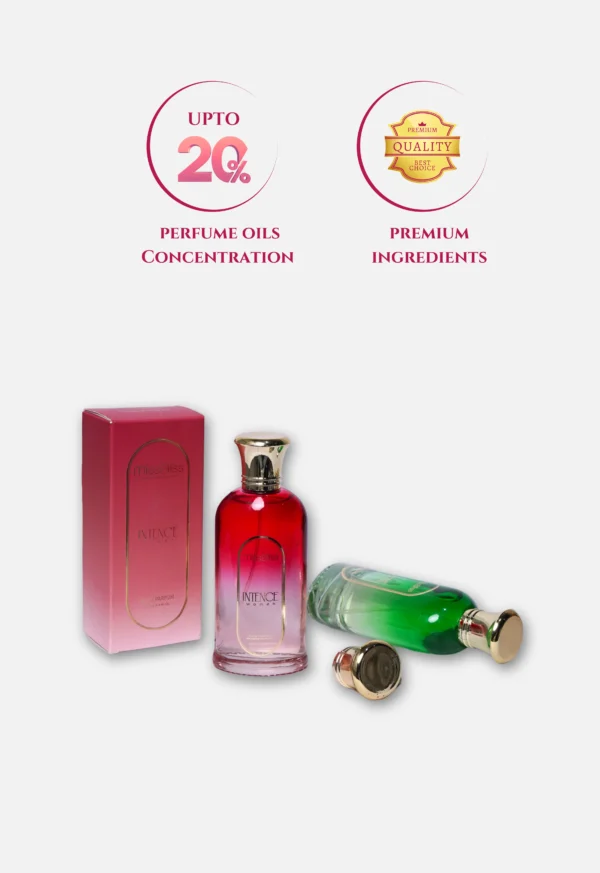 INTENCE + DIVINE Women EU DE PARFUM 200ml | Vapostar Natural Spray | Set of 2 | 100ml each - Image 2