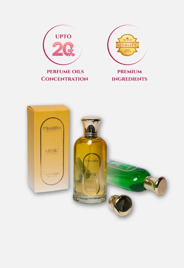 MYSTIC + DIVINE Women EU DE PARFUM 200ml | Vapostar Natural Spray | Set of 2 | 100ml each - Image 2