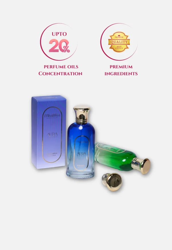 AURA + DIVINE Women EU DE PARFUM 200ml | Vapostar Natural Spray | Set of 2 | 100ml each - Image 2