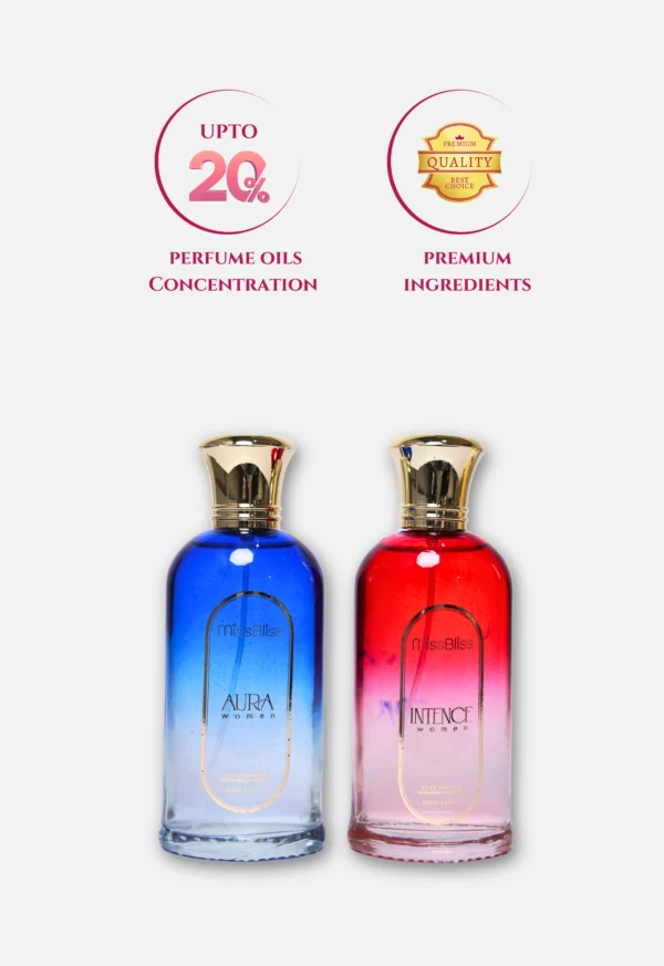 INTENCE + AURA Women EU DE PARFUM 200ml | Vapostar Natural Spray | Set of 2 | 100ml each - Image 2