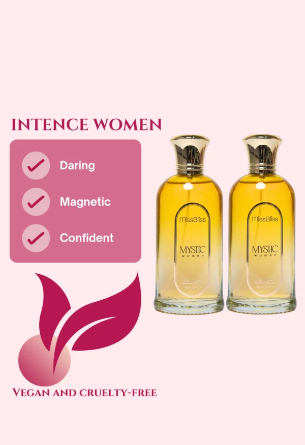MYSTIC Women | 200ml EU DE PARFUM | Set of 2 | 100ml each - Image 3