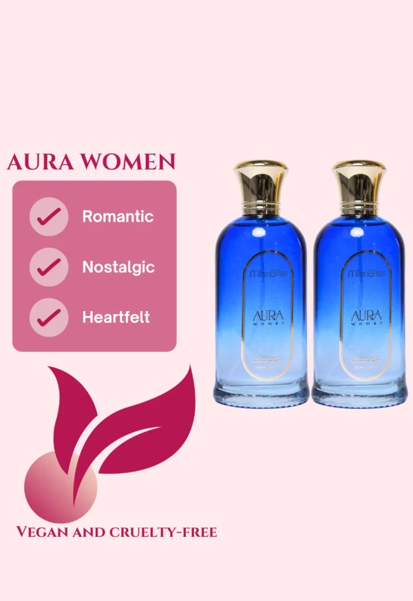 AURA Women | 200ml EU DE PARFUM | Set of 2 | 100ml each - Image 3