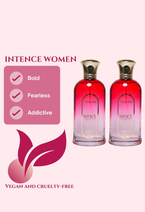 INTENCE Women EU DE PARFUM 200ml | Vapostar Natural Spray | Set of 2 | 100ml each - Image 3