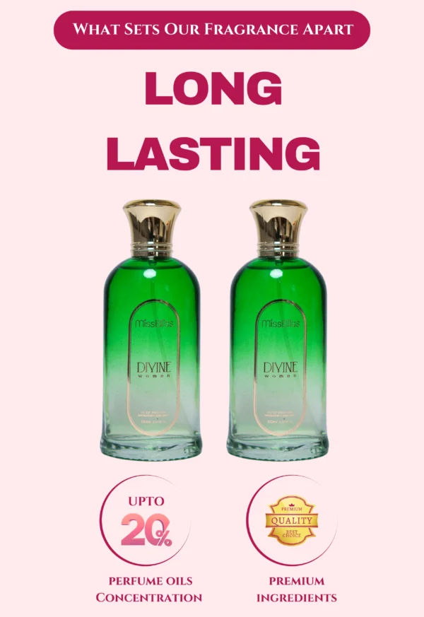DIVINE Women | 200ml EU DE PARFUM | Set of 2 | 100ml each - Image 4